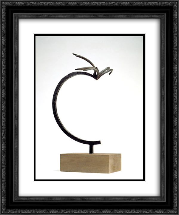La chevelure 20x24 Black Ornate Wood Framed Art Print Poster with Double Matting by Gonzalez, Julio