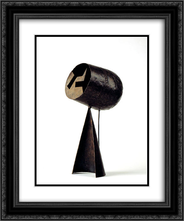 Les amoreux II 20x24 Black Ornate Wood Framed Art Print Poster with Double Matting by Gonzalez, Julio