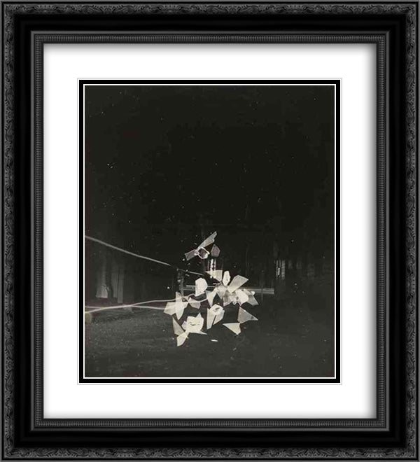 The Man Who Went Too Far 20x22 Black Ornate Wood Framed Art Print Poster with Double Matting by Yamamoto, Kanae