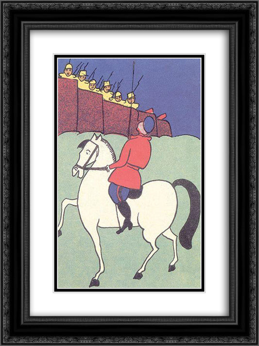 Soon, soon we will in Krakow 18x24 Black Ornate Wood Framed Art Print Poster with Double Matting by Malevich, Kazimir