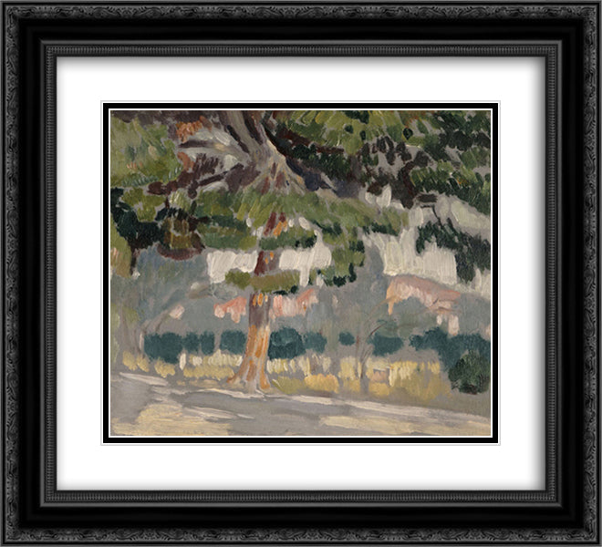 Landscape 22x20 Black Ornate Wood Framed Art Print Poster with Double Matting by Parthenis, Konstantinos