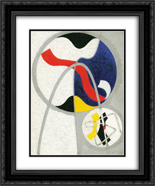 Project for the sculpture Bennett 20x24 Black Ornate Wood Framed Art Print Poster with Double Matting by Moholy Nagy, Laszlo