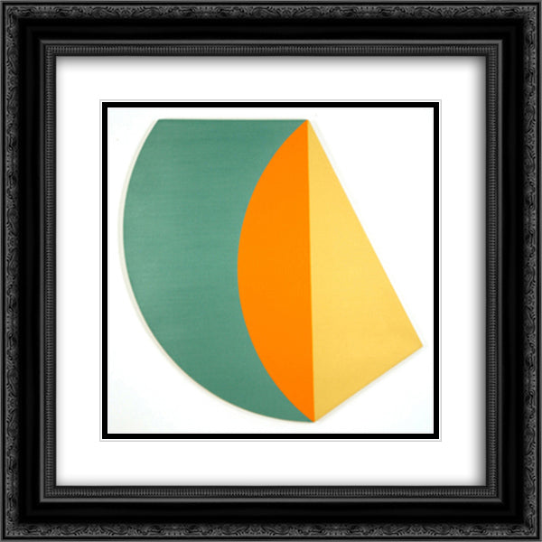 Incompassio 20x20 Black Ornate Wood Framed Art Print Poster with Double Matting by Valledor, Leo
