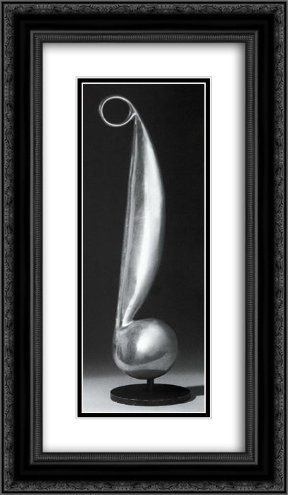 Le signal 14x24 Black Ornate Wood Framed Art Print Poster with Double Matting by Tutundjian, Leon Arthur