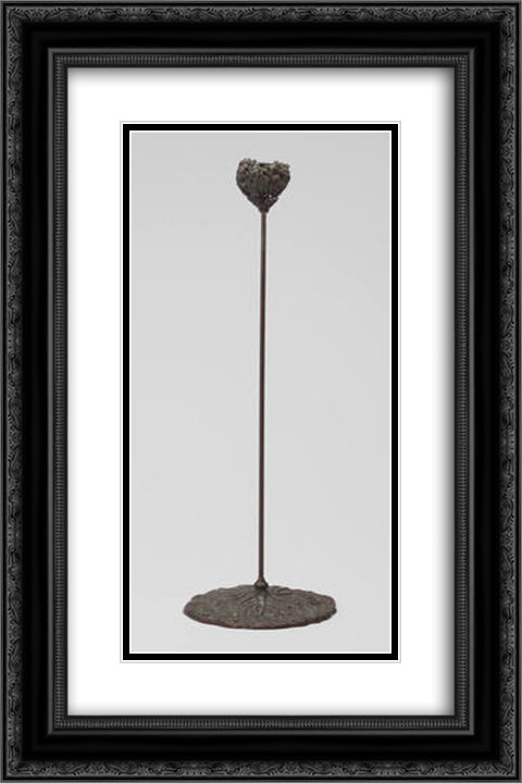 Candlestick 16x24 Black Ornate Wood Framed Art Print Poster with Double Matting by Tiffany, Louis Comfort