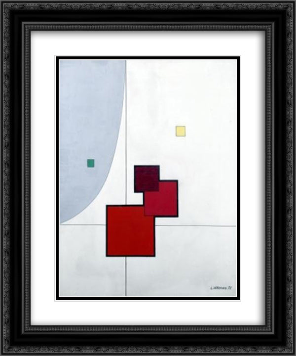 Jote 3 20x24 Black Ornate Wood Framed Art Print Poster with Double Matting by Veronesi, Luigi