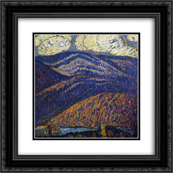 Hall of the Mountain King 20x20 Black Ornate Wood Framed Art Print Poster with Double Matting by Hartley, Marsden