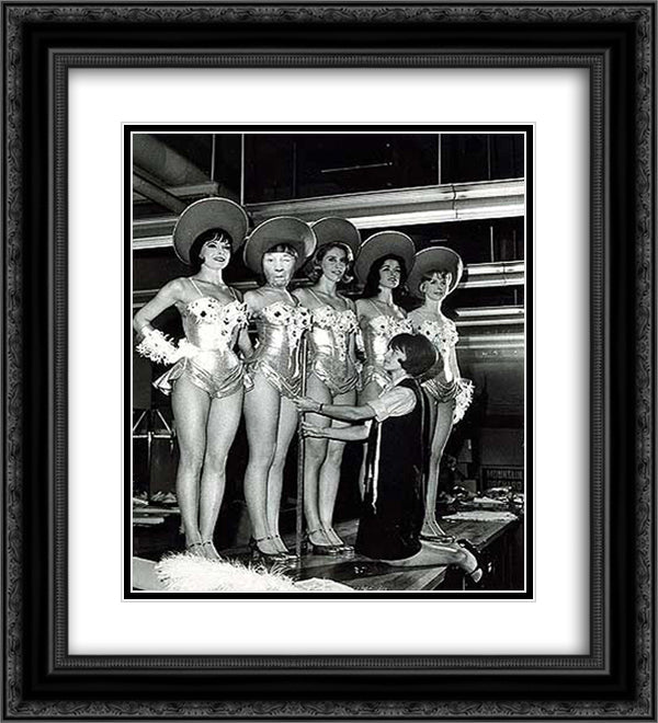 Ridiculous Portrait 20x22 Black Ornate Wood Framed Art Print Poster with Double Matting by Wilson, May