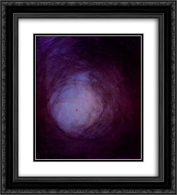 Creation of the World II 20x22 Black Ornate Wood Framed Art Print Poster with Double Matting by Ciurlionis, Mikalojus