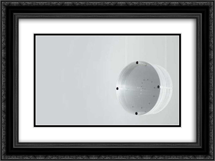 Disco Zero 24x18 Black Ornate Wood Framed Art Print Poster with Double Matting by Schendel, Mira