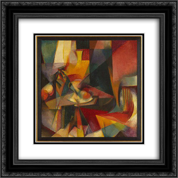 Synchromy No. 3 20x20 Black Ornate Wood Framed Art Print Poster with Double Matting by Russell, Morgan