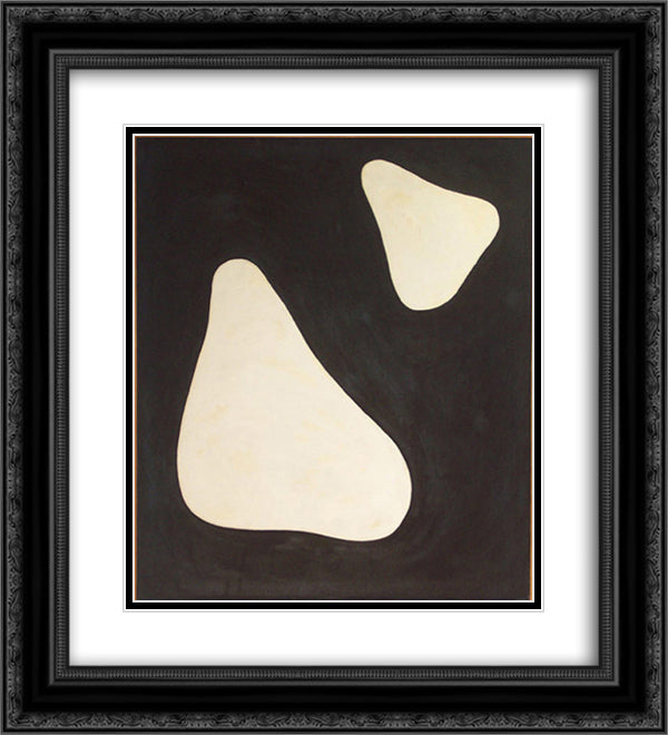 Untitled #5 (2 - 17 - 55) 20x22 Black Ornate Wood Framed Art Print Poster with Double Matting by Stout, Myron