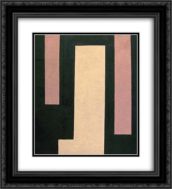 Untitled (April 15) 20x22 Black Ornate Wood Framed Art Print Poster with Double Matting by Stout, Myron