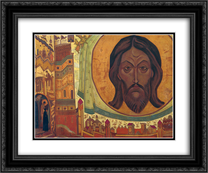 And we see 24x20 Black Ornate Wood Framed Art Print Poster with Double Matting by Roerich, Nicholas