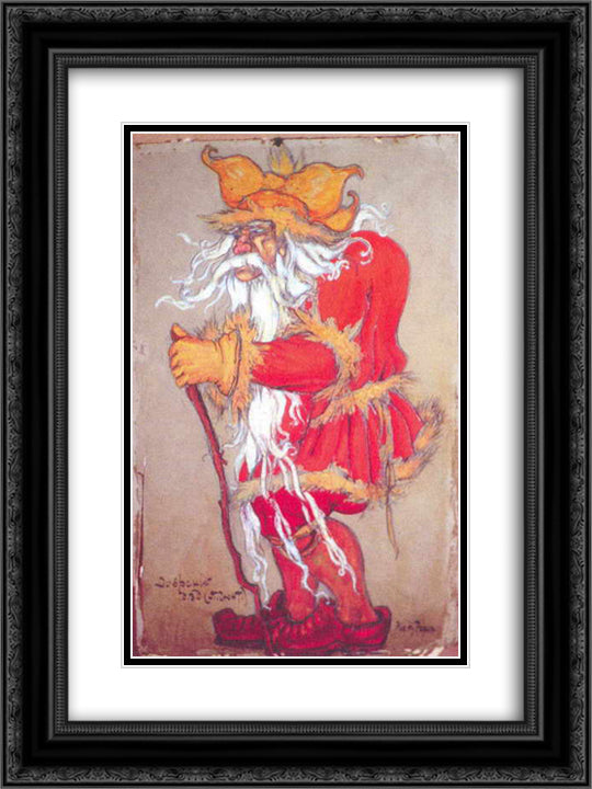 Dovrsky grandfather 18x24 Black Ornate Wood Framed Art Print Poster with Double Matting by Roerich, Nicholas