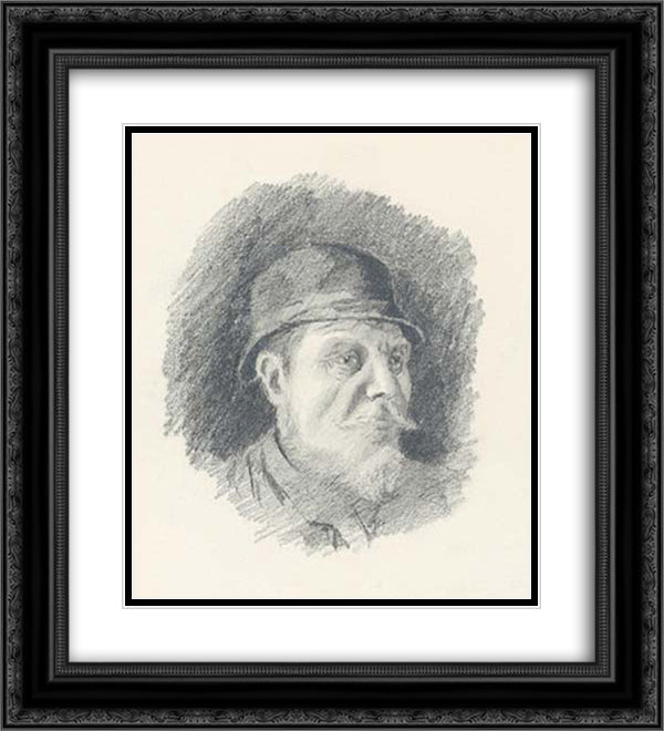 Mikhail Ivanovich 20x22 Black Ornate Wood Framed Art Print Poster with Double Matting by Roerich, Nicholas