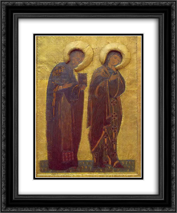 Upcoming 20x24 Black Ornate Wood Framed Art Print Poster with Double Matting by Roerich, Nicholas