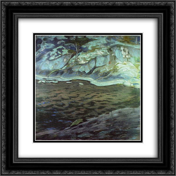 Venta. Finland. 20x20 Black Ornate Wood Framed Art Print Poster with Double Matting by Roerich, Nicholas