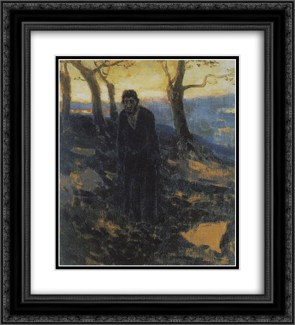 Judah 20x22 Black Ornate Wood Framed Art Print Poster with Double Matting by Ge, Nikolai