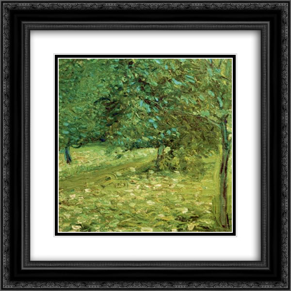 Orchard 20x20 Black Ornate Wood Framed Art Print Poster with Double Matting by Gerstl, Richard