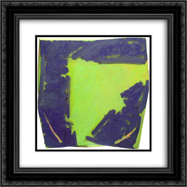 Broken Circle 20x20 Black Ornate Wood Framed Art Print Poster with Double Matting by Ruben, Richards