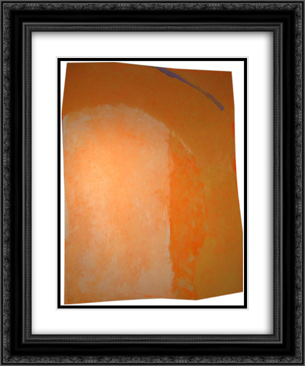 Reflection of Absence 20x24 Black Ornate Wood Framed Art Print Poster with Double Matting by Ruben, Richards