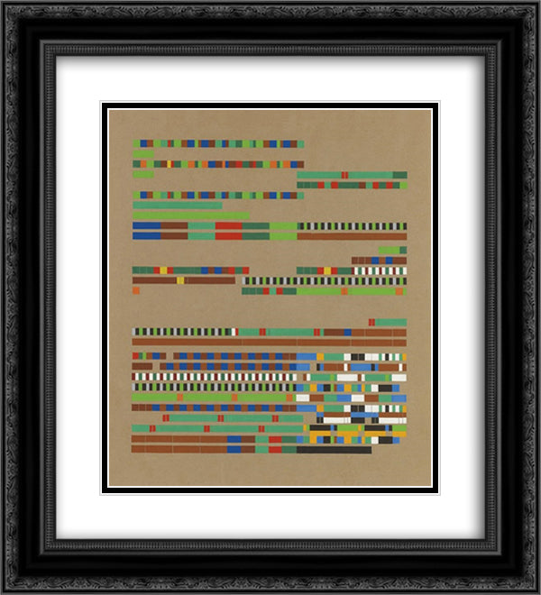 Arthur Honegger Pastorale d''ete 20x22 Black Ornate Wood Framed Art Print Poster with Double Matting by Strubin, Robert