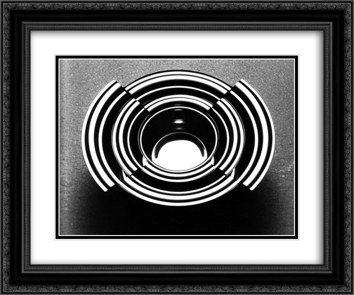 unknown title 24x20 Black Ornate Wood Framed Art Print Poster with Double Matting by Sambonet, Roberto
