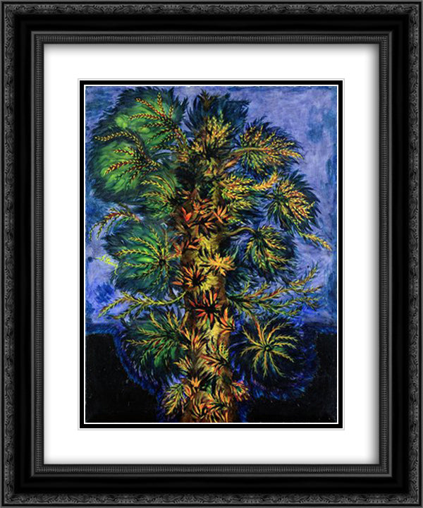 Tree 20x24 Black Ornate Wood Framed Art Print Poster with Double Matting by Louis, Seraphine