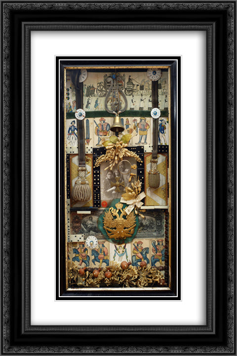 Life and death of general Radko 16x24 Black Ornate Wood Framed Art Print Poster with Double Matting by Parajanov, Sergei