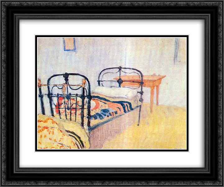 Cell at Mount Athos 24x20 Black Ornate Wood Framed Art Print Poster with Double Matting by Papaloukas, Spyros