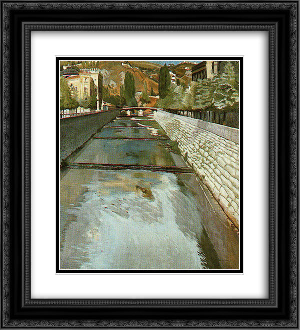 Sarajevo, Bosnia 20x22 Black Ornate Wood Framed Art Print Poster with Double Matting by Spencer, Stanley