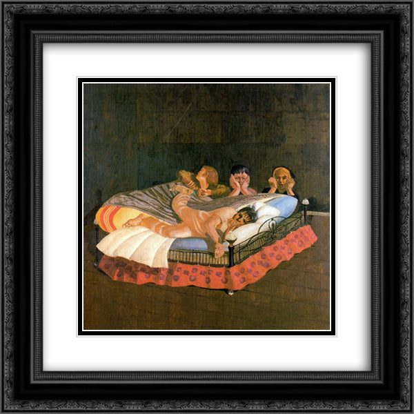 The Centurion's Servant 20x20 Black Ornate Wood Framed Art Print Poster with Double Matting by Spencer, Stanley