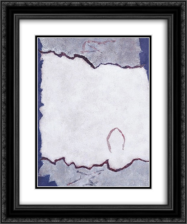 Edge of White Dawn #1 20x24 Black Ornate Wood Framed Art Print Poster with Double Matting by Stamos, Theodoros