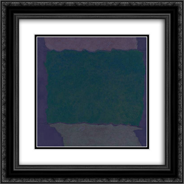 Infinity Field (Lefkada Series) 20x20 Black Ornate Wood Framed Art Print Poster with Double Matting by Stamos, Theodoros