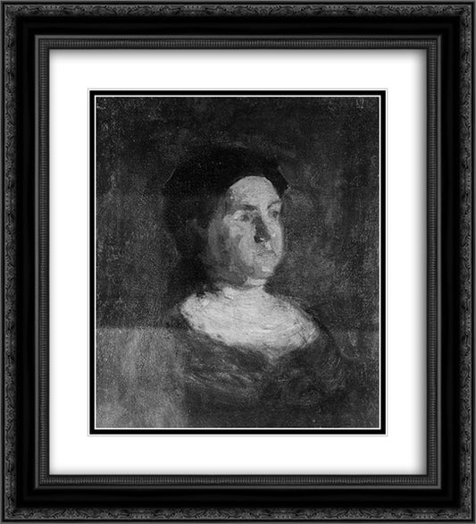 Sketch for Maybelle 20x22 Black Ornate Wood Framed Art Print Poster with Double Matting by Eakins, Thomas