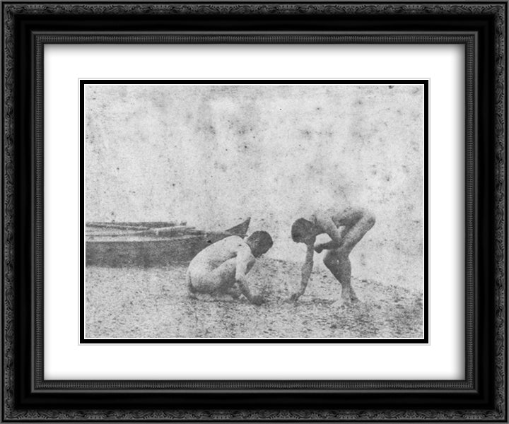 Thomas Eakins and J. Laurie Wallace 24x20 Black Ornate Wood Framed Art Print Poster with Double Matting by Eakins, Thomas