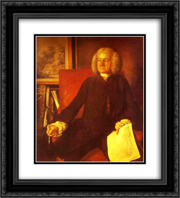 Robert Price 20x22 Black Ornate Wood Framed Art Print Poster with Double Matting by Gainsborough, Thomas