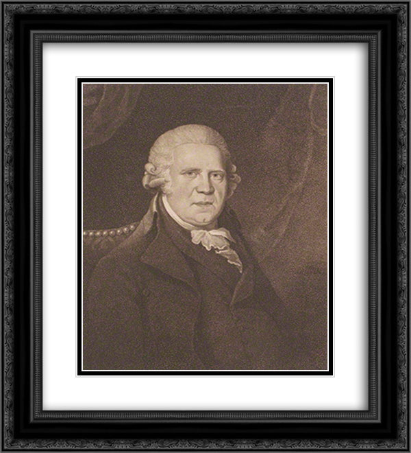 Edward Miller 20x22 Black Ornate Wood Framed Art Print Poster with Double Matting by Hardy, Thomas