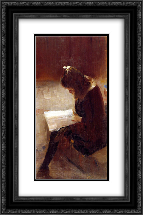 Harper's Weekly 16x24 Black Ornate Wood Framed Art Print Poster with Double Matting by Roberts, Tom