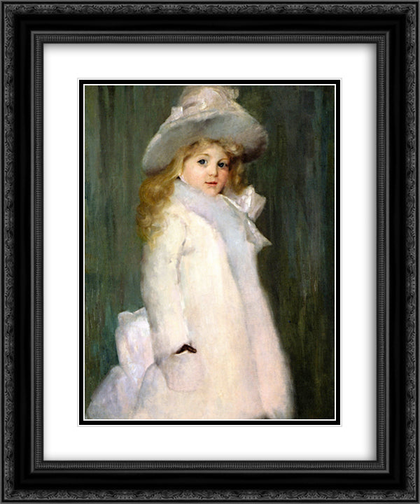 Lily Sterling 20x24 Black Ornate Wood Framed Art Print Poster with Double Matting by Roberts, Tom