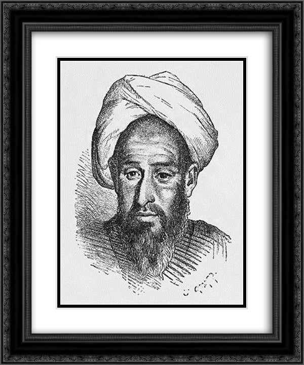 A sart 20x24 Black Ornate Wood Framed Art Print Poster with Double Matting by Vereshchagin, Vasily