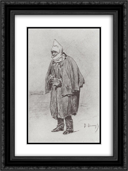 Pharmacist 18x24 Black Ornate Wood Framed Art Print Poster with Double Matting by Vasnetsov, Viktor