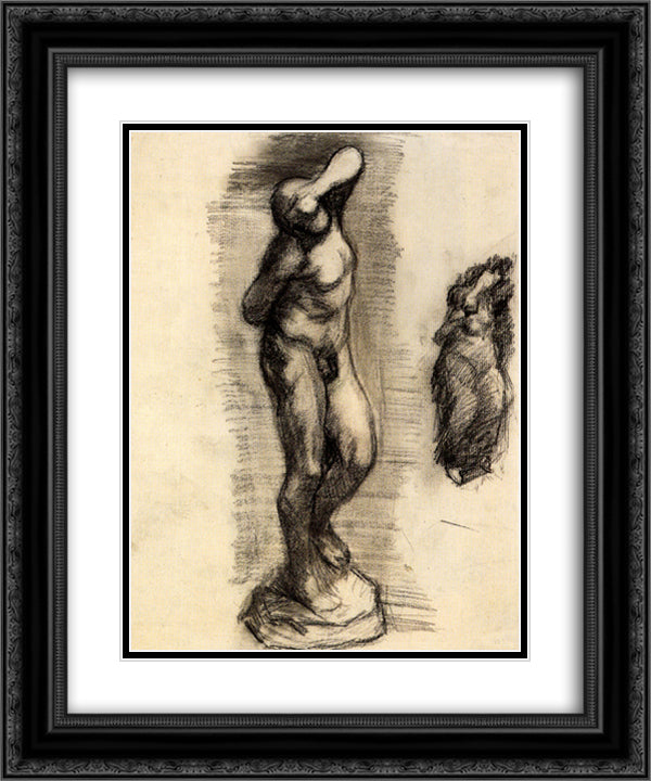 Young Slave 20x24 Black Ornate Wood Framed Art Print Poster with Double Matting by Van Gogh, Vincent