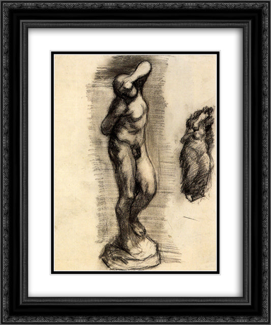 Young Slave 20x24 Black Ornate Wood Framed Art Print Poster with Double Matting by Van Gogh, Vincent