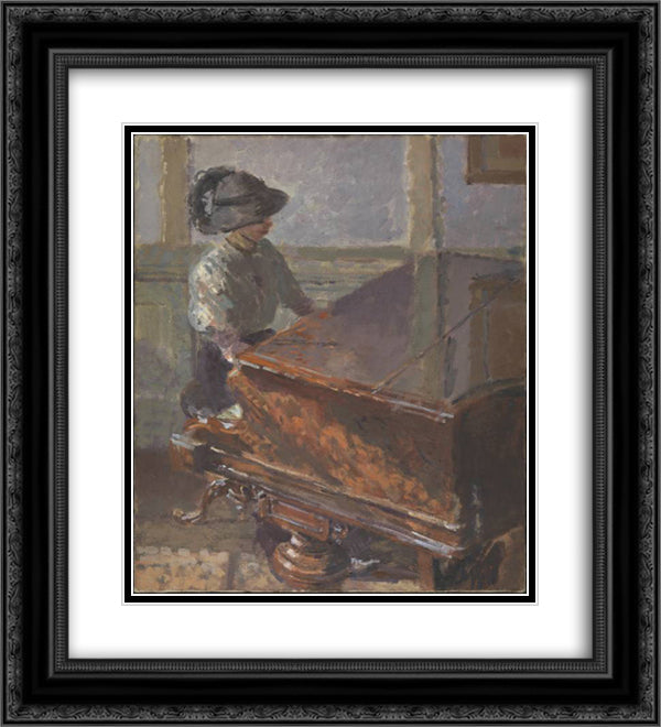 Tipperary 20x22 Black Ornate Wood Framed Art Print Poster with Double Matting by Sickert, Walter