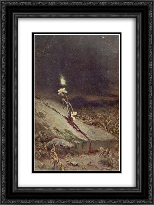 Grave of a Suicide Victim 18x24 Black Ornate Wood Framed Art Print Poster with Double Matting by Kotarbinski, Wilhelm