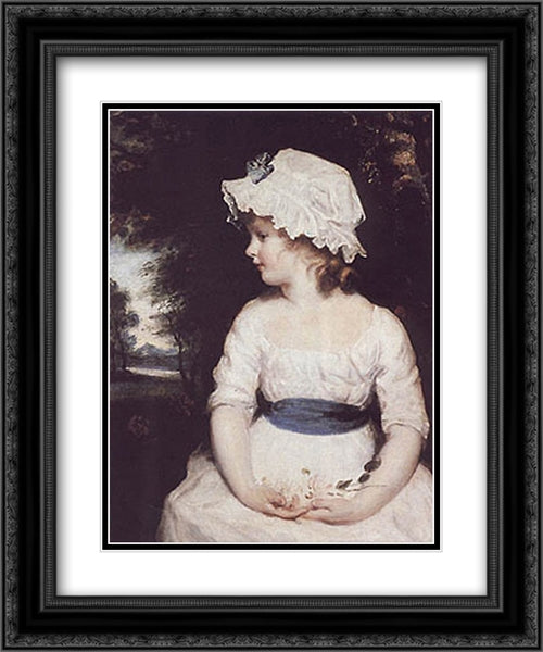 Simplicity Dawson 20x24 Black Ornate Wood Framed Art Print Poster with Double Matting by Reynolds, Joshua