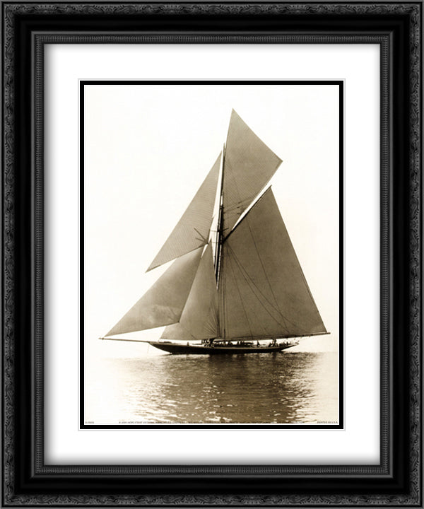 Valkyrie 15x18 Black Ornate Wood Framed Art Print Poster with Double Matting by Levick, Edwin