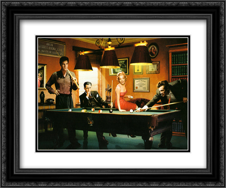 Legal Action 18x15 Black Ornate Wood Framed Art Print Poster with Double Matting by Consani, Chris